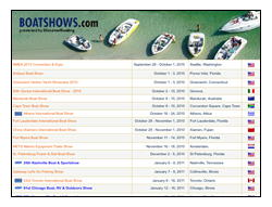 worldwide calendar on boatshows.com